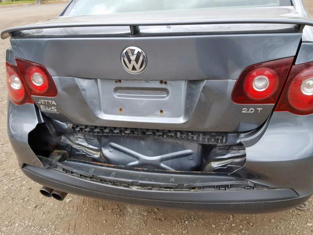 3VWRJ71K78M187286 - 2008 VOLKSWAGEN JETTA WOLF 灰色 照片 9