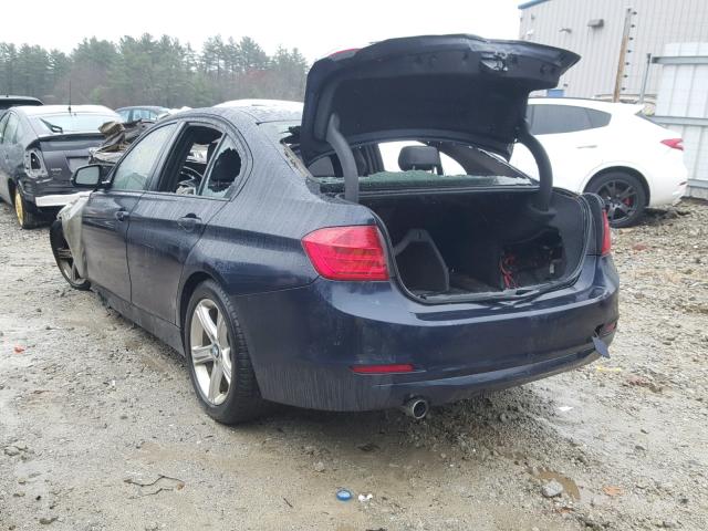 WBA3D5C54EKX95634 - 2014 BMW 328 D BLUE photo 3