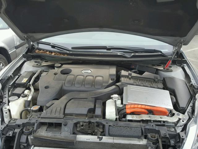 1N4CL21E49C166419 - 2009 NISSAN ALTIMA HYB GRAY photo 7