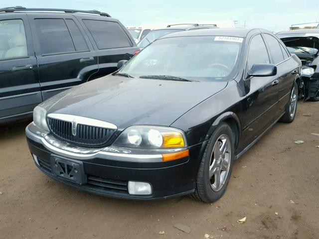 1LNHM86SX2Y703989 - 2002 LINCOLN LS BLACK photo 2