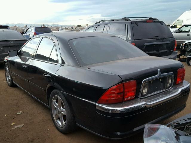 1LNHM86SX2Y703989 - 2002 LINCOLN LS BLACK photo 3