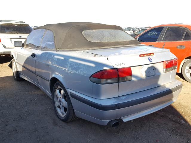 YS3DF75K517004324 - 2001 SAAB 9-3 SE SILVER photo 3