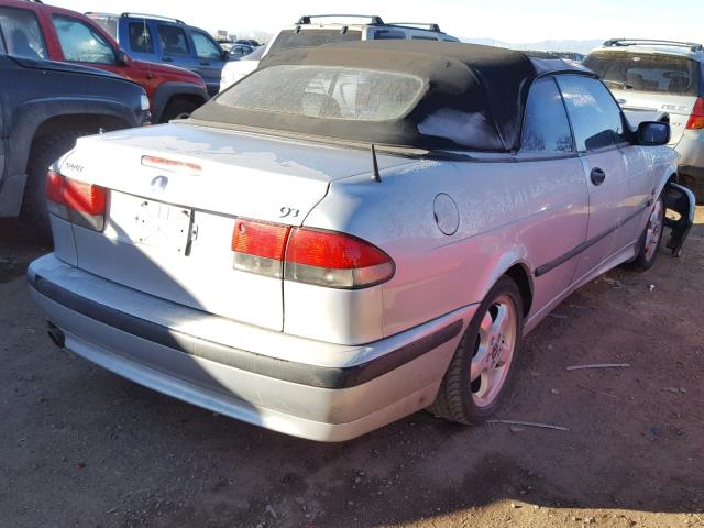 YS3DF75K517004324 - 2001 SAAB 9-3 SE SILVER photo 4