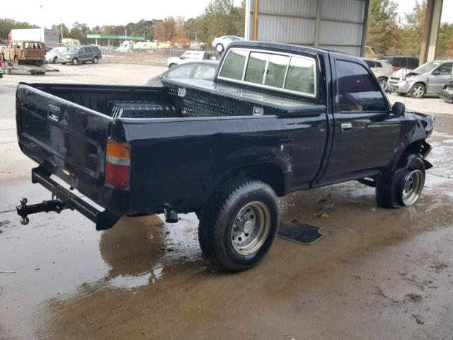 JT4RN01P3M0009849 - 1991 TOYOTA PICKUP 1/2 BLACK photo 4