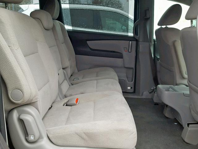 5FNRL5H46BB014797 - 2011 HONDA ODYSSEY EX BLUE photo 6