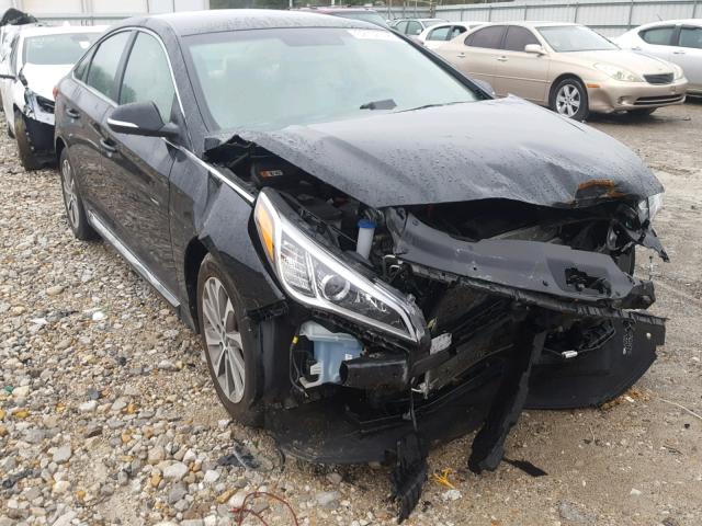 5NPE34AF5FH070449 - 2015 HYUNDAI SONATA SPO BLACK photo 1