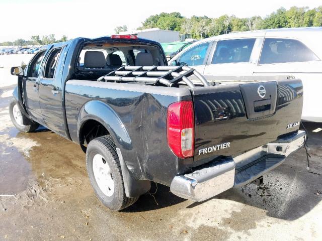 1N6AD09W87C421759 - 2007 NISSAN FRONTIER C BLACK photo 3