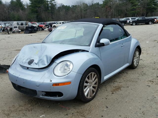 3VWRG31Y39M408458 - 2009 VOLKSWAGEN NEW BEETLE 蓝色 照片 2