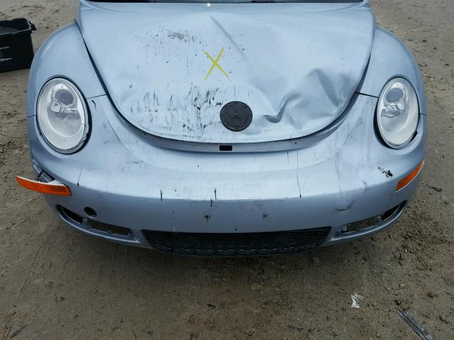 3VWRG31Y39M408458 - 2009 VOLKSWAGEN NEW BEETLE 蓝色 照片 7