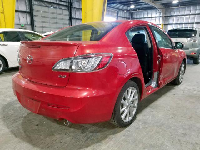 JM1BL1V98C1644051 - 2012 MAZDA 3 S RED photo 4