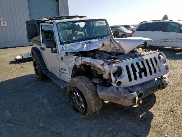 1J4FA24149L742378 - 2009 JEEP WRANGLER X SILVER photo 1