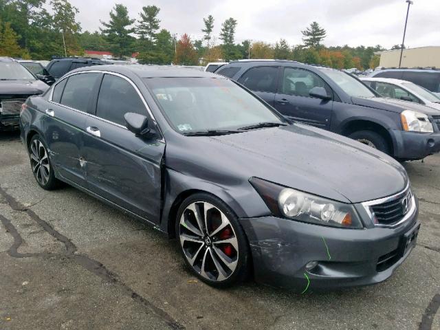 1HGCP36819A022590 - 2009 HONDA ACCORD EXL GRAY photo 1