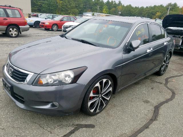 1HGCP36819A022590 - 2009 HONDA ACCORD EXL GRAY photo 2