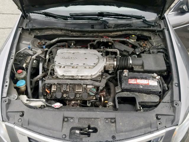 1HGCP36819A022590 - 2009 HONDA ACCORD EXL GRAY photo 7