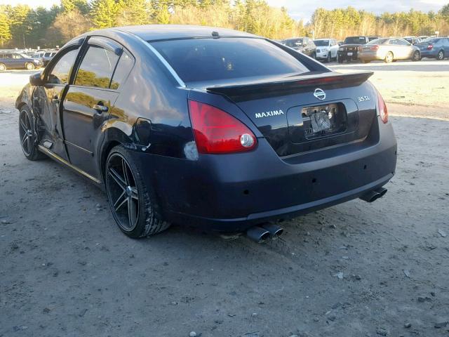 1N4BA41E67C838992 - 2007 NISSAN MAXIMA SE BLACK photo 3