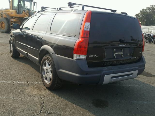 YV4SZ592061218035 - 2006 VOLVO XC70 BLACK photo 3