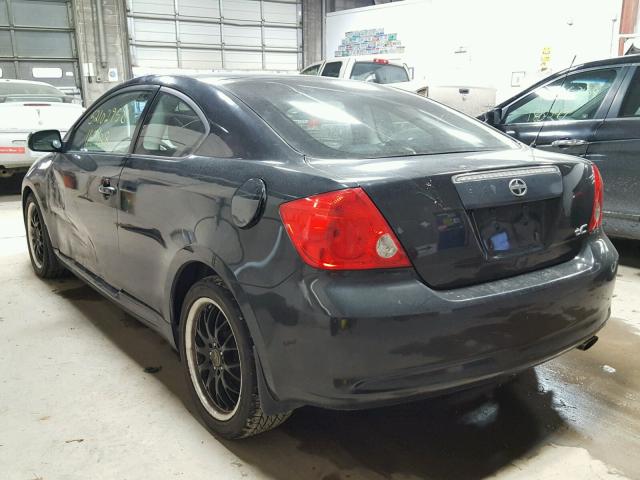 JTKDE167850034636 - 2005 TOYOTA SCION TC შავი ფოტო 3