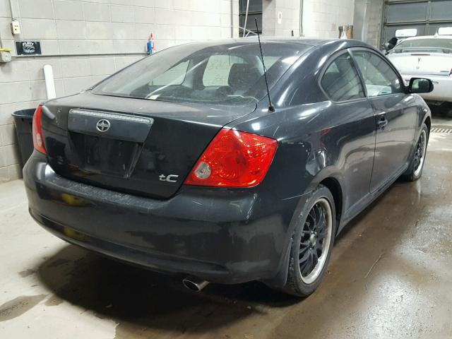 JTKDE167850034636 - 2005 TOYOTA SCION TC შავი ფოტო 4