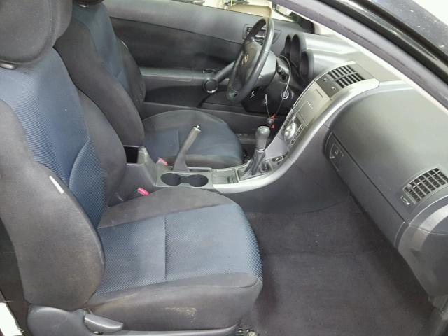 JTKDE167850034636 - 2005 TOYOTA SCION TC შავი ფოტო 5