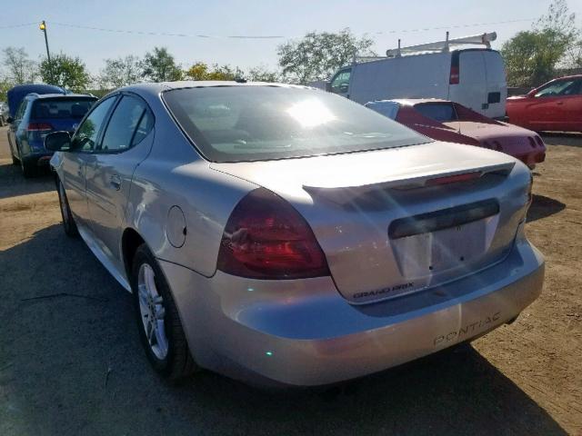 2G2WR584661163239 - 2006 PONTIAC GRAND PRIX SILVER photo 3