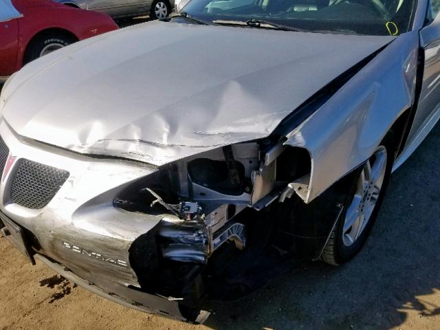 2G2WR584661163239 - 2006 PONTIAC GRAND PRIX SILVER photo 9