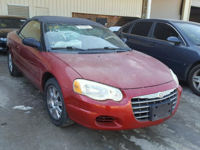 1C3EL75R94N306169 - 2004 CHRYSLER SEBRING GT BURGUNDY photo 1