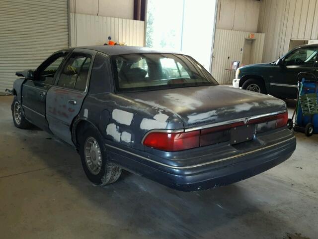 2MELM74W5VX677206 - 1997 MERCURY GRAND MARQ GRAY photo 3