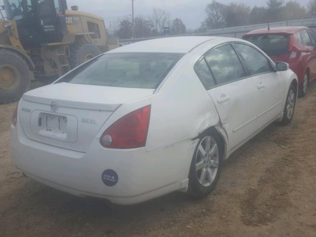 1N4BA41E25C876345 - 2005 NISSAN MAXIMA SE WHITE photo 4