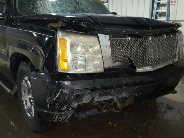 1GYEK63N74R281672 - 2004 CADILLAC ESCALADE L BLACK photo 9