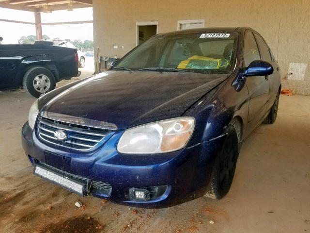 KNAFE121175409092 - 2007 KIA SPECTRA EX BLUE photo 2