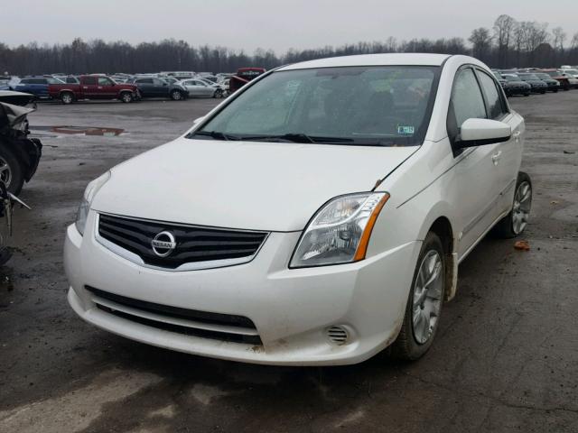 3N1AB6AP3AL680951 - 2010 NISSAN SENTRA 2.0 WHITE photo 2