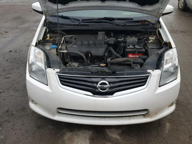 3N1AB6AP3AL680951 - 2010 NISSAN SENTRA 2.0 WHITE photo 7