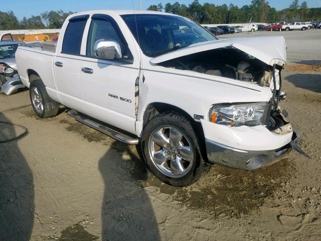 1D7HA18D64J135521 - 2004 DODGE RAM 1500 S WHITE photo 1