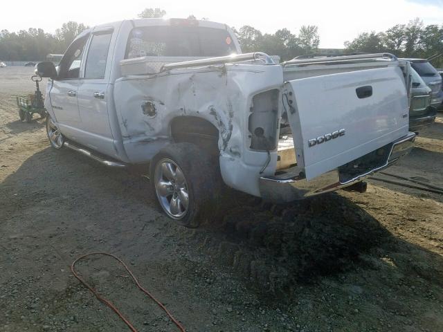 1D7HA18D64J135521 - 2004 DODGE RAM 1500 S WHITE photo 3