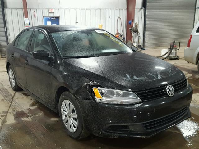 3VW2K7AJ9DM228632 - 2013 VOLKSWAGEN JETTA BASE BLACK photo 1