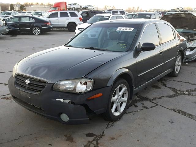 JN1CA31A41T110488 - 2001 NISSAN MAXIMA GXE GRAY photo 2