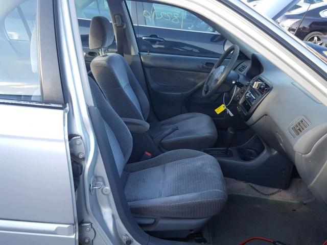 2HGEJ6615YH549479 - 2000 HONDA CIVIC BASE SILVER photo 5