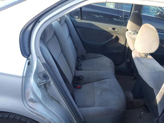 2HGEJ6615YH549479 - 2000 HONDA CIVIC BASE SILVER photo 6
