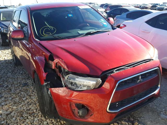 4A4AP3AU2EE008509 - 2014 MITSUBISHI OUTLANDER RED photo 1