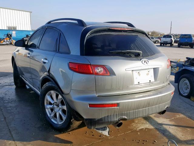 JNRAS08U26X105449 - 2006 INFINITI FX35 GRAY photo 3