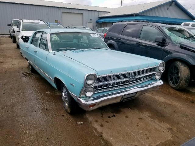 7H34C100895 - 1967 FORD FAIRLANE BLUE photo 1