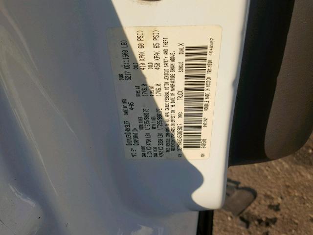 3D7MR48C45G823617 - 2005 DODGE RAM 3500 S WHITE photo 10