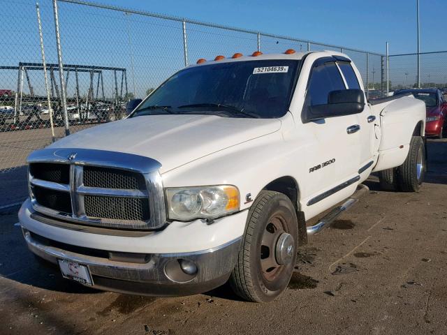 3D7MR48C45G823617 - 2005 DODGE RAM 3500 S WHITE photo 2