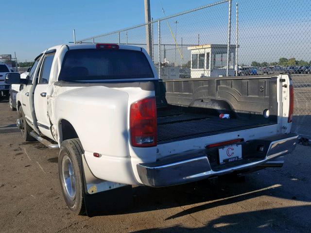 3D7MR48C45G823617 - 2005 DODGE RAM 3500 S WHITE photo 3