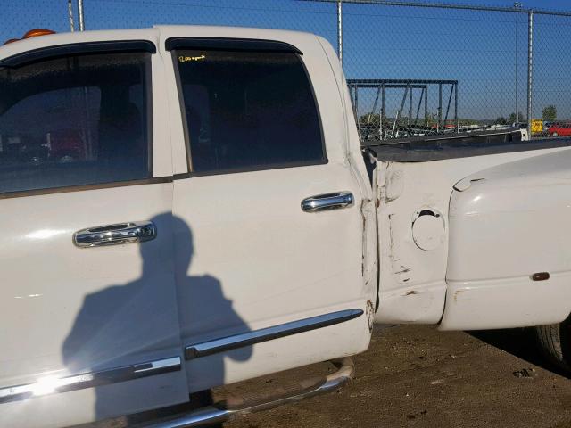 3D7MR48C45G823617 - 2005 DODGE RAM 3500 S WHITE photo 9