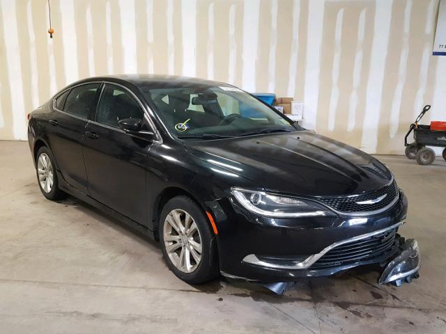 1C3CCCAB9FN654078 - 2015 CHRYSLER 200 LIMITE BLACK photo 1