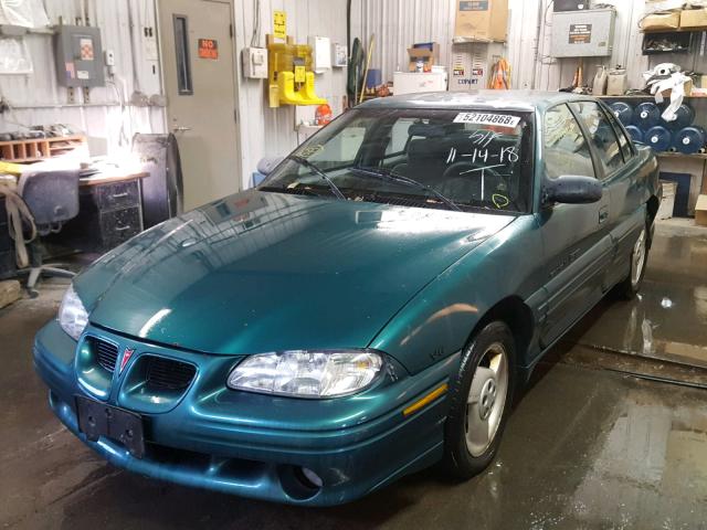 1G2NW52M8WC740764 - 1998 PONTIAC GRAND AM G TEAL photo 2