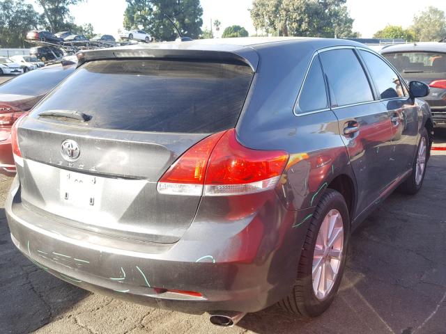 4T3ZA3BB0AU023005 - 2010 TOYOTA VENZA GRAY photo 4