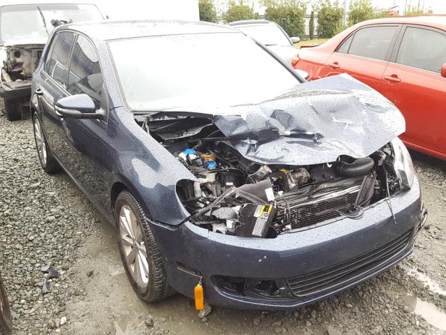 WVWDM7AJ9EW003859 - 2014 VOLKSWAGEN GOLF BLUE photo 1
