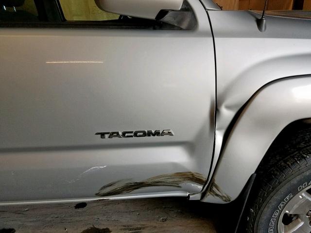 5TETU62N45Z061971 - 2005 TOYOTA TACOMA PRE SILVER photo 9